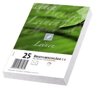 Papyrus Briefumschlag EcoClassic, C6, 114 x 162 mm, ws, gummierte Klappe, 80 g, 25 Stk Bürobedarf & Schreibwaren