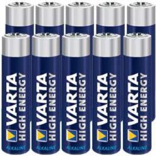 10 Stck Varta Micro AAA High Energy Alkaline Batterien Elektronik