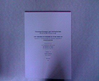 Untersuchungen zur Biologischen Stickstoff Fixierung. Dissertation. Joachim Erfkamp Bücher