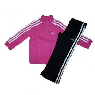 adidas Mdchen Trainingsanzug Pink/Schwarz O04370, Bitte Gre whlen92 Sport & Freizeit