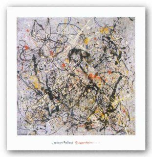 Number 18, 1950 von Jackson Pollock Kunstdruck Küche & Haushalt