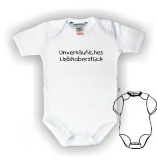 Body Baby mit Druck UNVERKUFLICHES LIEBHABERSTCK / kurz und langarm / Gr. 50   104 Bekleidung