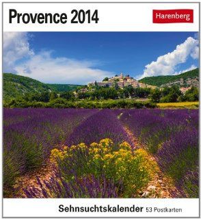 Provence 2014 Sehnsuchts Kalender. 53 heraustrennbare Farbpostkarten Harenberg, Roland Gerth Bücher