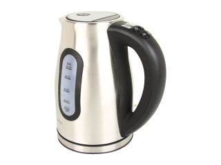 Capresso H2O PRO   Brushed Stainless Water Kettle Silver/Black