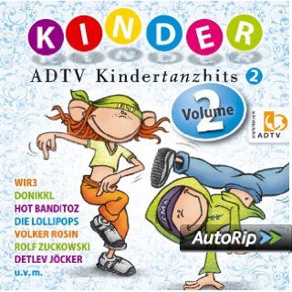 ADTV KINDERTANZHITS 2   20 Kinderlieder zum Tanzen fr die Kinderparty und den Kindergeburtstag Musik