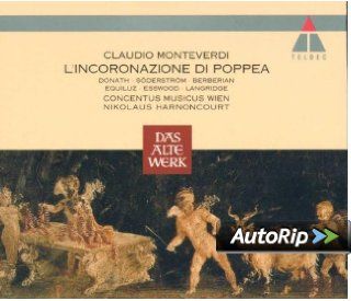 Monteverdi L'Incoronazione di Poppea (Gesamtaufnahme) Musik