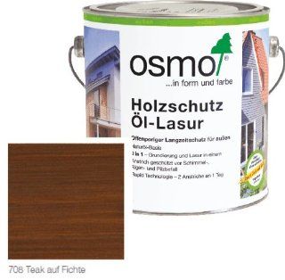 OSMO Holzschutz l Lasur 2,5L Teak 708 Baumarkt