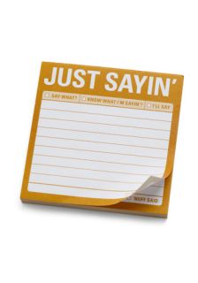 Just Sayin Sticky Notes  Mod Retro Vintage Desk Accessories