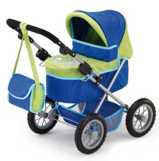 Bayer Design 13044   Puppenwagen Trendy, blau/grn Spielzeug