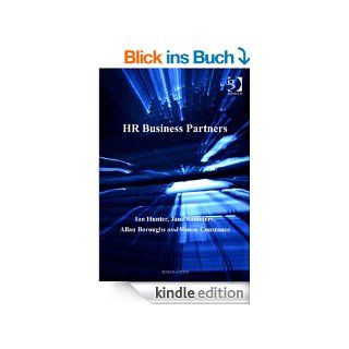 HR Business Partners Emerging Service Delivery Models for the HR Function eBook Ian Hunter, Jane Saunders, Allan Boroughs, Simon Constance Kindle Shop