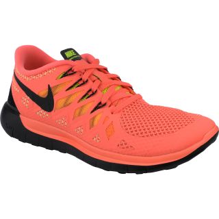 NIKE Womens Free Run+ 5.0 Running Shoes   Size 8.5, Black/volt