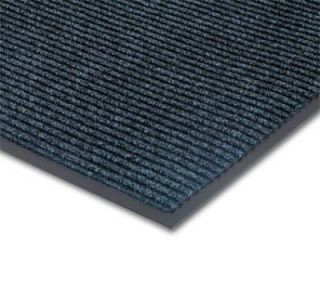 NoTrax Bristol Ridge Scraper Floor Mat, 3 x 5 ft, 1 in Vinyl Border, Slate Blue