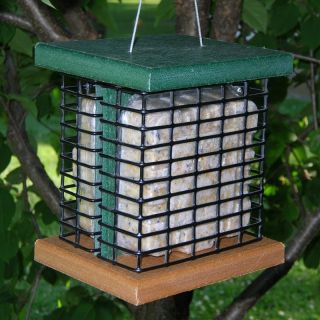 Songbird Essentials Recycled Poly Double Suet Feeder   Bird Feeders