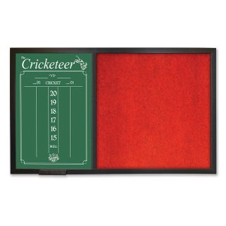 Dart World Backboard Scoreboard Combo   Red   Dart Board Cabinets