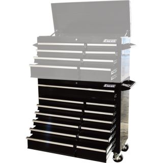 Excel 13-Drawer Rolling Tool Cabinet — 880-Lb. Capacity, Model# TBR4013X-Black  Tool Chests