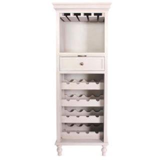 Crestview Coventry 1 Drawer Tall Wine Cabinet