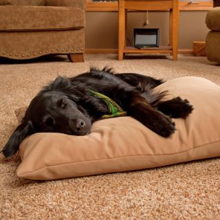 SuperSoft Max Gusset Poly Suede Dog Bed   Dog Beds