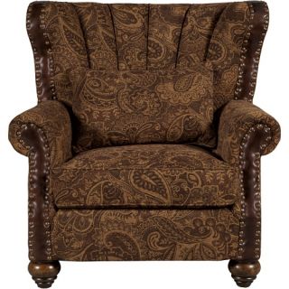 A.R.T. Furniture Addison Leather and Fabric Lounge Chair