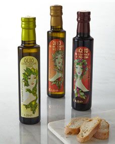 Fernando Pensato Art Nouveau Inspired Italian Olive Oil & Balsamic Vinegar Set