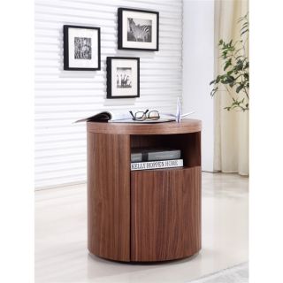Casabianca Home AREA Collection Veneer Nightstand/ End Table by