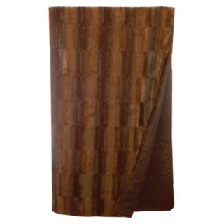 Wooded River Beaver Fur Throw