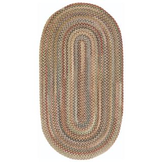 Capel Rugs Fall Valley Chenille Braided Rug   Gold
