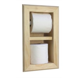 On the Wall Toilet Paper Holder with Spare Roll