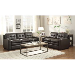 Urich Leather Reclining Loveseat by Homelegance