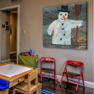 Marmont Hill All Around Us Character Snowman by Eric Carle Painting