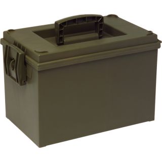 Sport Utility Dry Box – 11 1/2in.L x 15in.W x 8in.D, With Tray, Green, Model# 560213  Tool Boxes