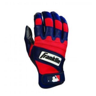 Franklin The Natural II Series Youth Batting Gloves   Navy/Red