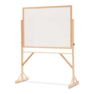 Quartet Rolling Reversible Melamine Whiteboard   72 x 48 in.   Dry Erase Whiteboards