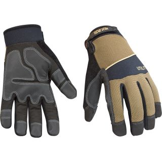 Gravel Gear Utility Gloves — XL, Black/Tan  Mechanical   Shop Gloves