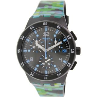 Swatch Mens Originals SUSB403 Multicolor Rubber Swiss Quartz Watch