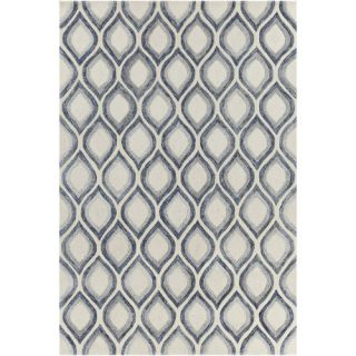 Chandra Rugs Clara Patterned Contemporary White Area Rug