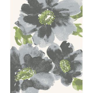 Dynamic Rugs Infinity Gray Floral Area Rug