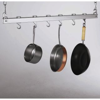 Concept Housewares 36 Inch Dual Track Hanging Pot Rack   Pot Racks