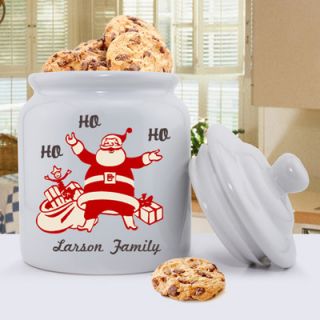 Personalized Gift Holiday Cookie Jar by JDS Personalized Gifts