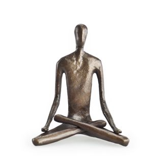 Yoga Lotus Bonze Sculpture   15780810 Great