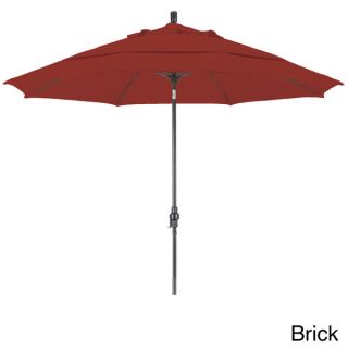 Somette 11 foot Bronze Pacifica Fabric Market Umbrella   17302371