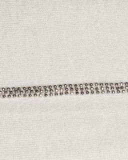 Cashmere Collection Chain Trim Short Cardigan