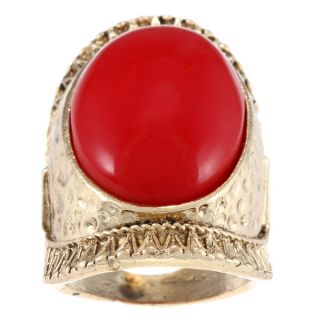 Sterling Silver Dragon Eye Carnelian Solitaire Ring (Indonesia)