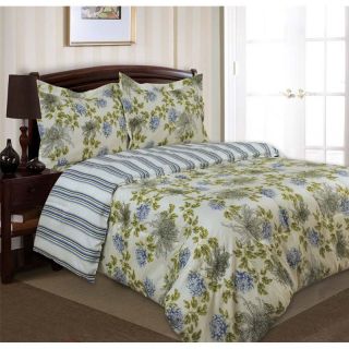 Divatex Home Fashions Water Flower Bedding Set   Ivory   Bedding and Bedding Sets