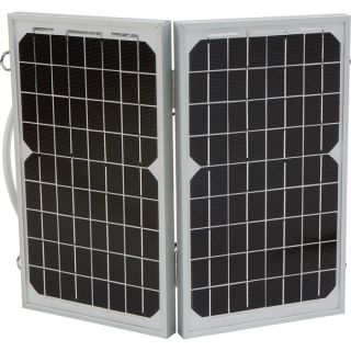 Ironton Folding Solar Panel Kit — 30 Watts  Crystalline Solar Panels