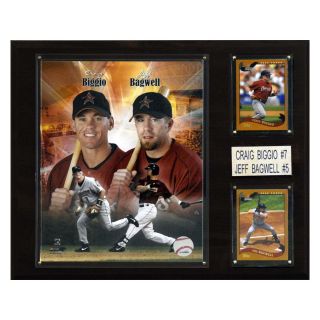 MLB 12 x 15 in. Bagwell Biggio Houston Astros Player Plaque   Wall Art & Photography