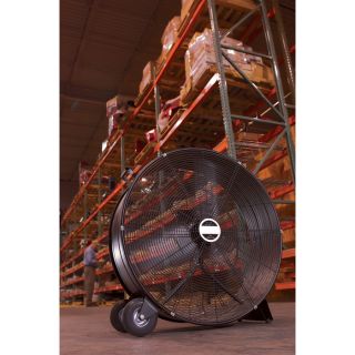 Q Standard Industrial Direct Drive Drum Fan — 36in., 11,200 CFM, 3/5 HP, Model# 10255