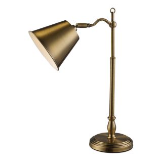 Antique Brass Finish Desk Lamp
