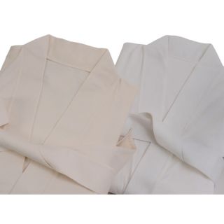 Unisex 100 percent Organic Cotton Interlock Knit Fabric Bathrobe (Set