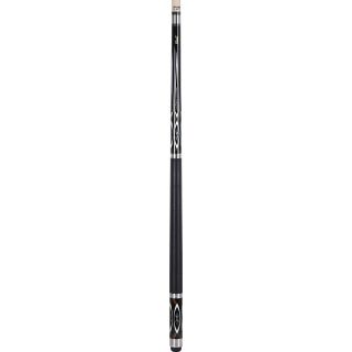 Cuetec Natural SST Black Pool Cue with Abalone X Inlays Linen Grip