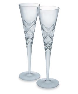 Reed and Barton Heart Flute Glasses
